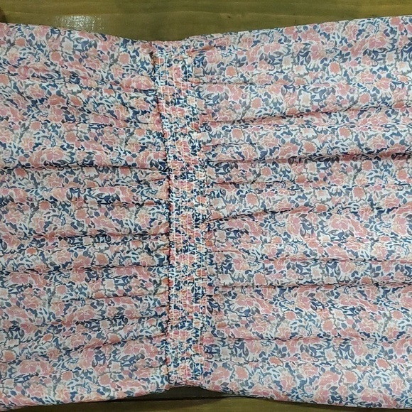 1. STATE FLORAL PINK BLUE DRESS FOREST FAIRY COTTAGE PRAIRIE ANGEL ROMANTIC - Picture 10 of 12